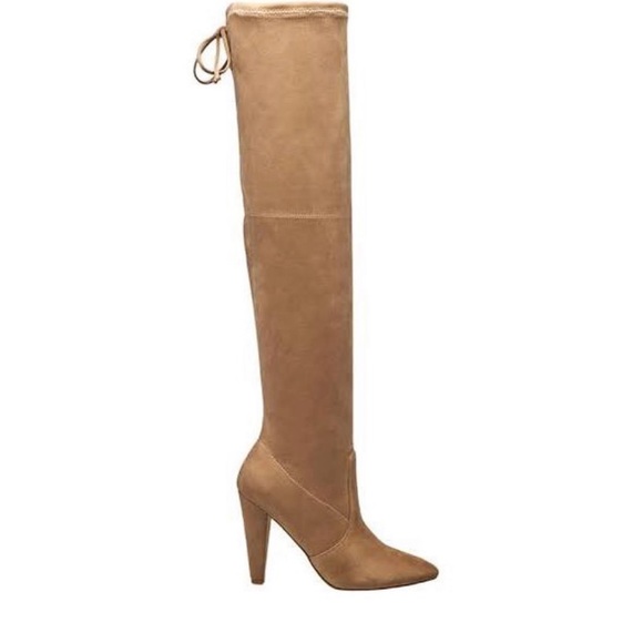 French Connection Shoes - French Connection over the knee Jordan Boot Tan~ 10